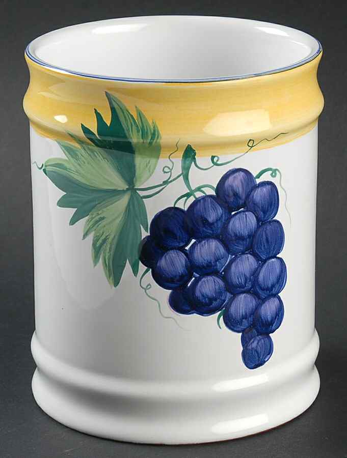 Village Vineyard Small Canister No Lid by Herend Village-1