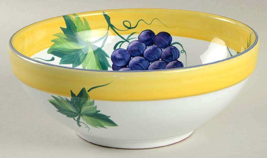Village Vineyard 7" Round Vegetable Bowl by Herend Village-1