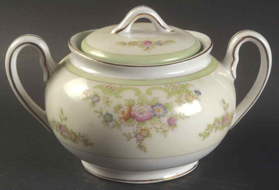 Hir73 Sugar Bowl & Lid by Hira China-1