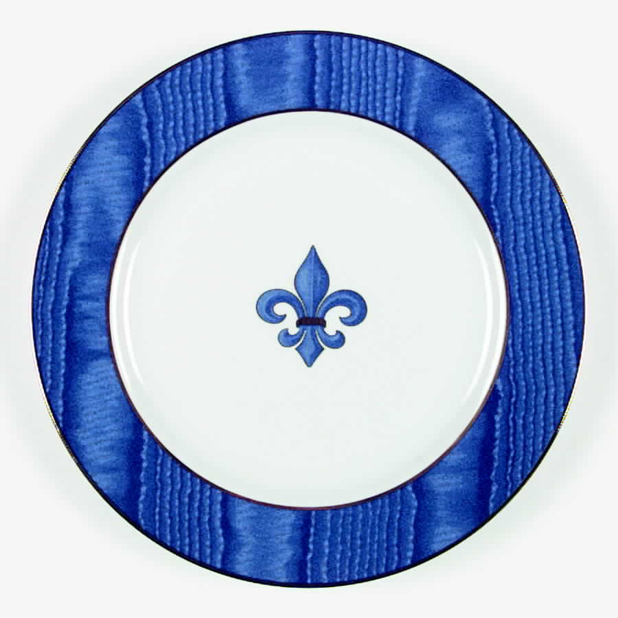Moire Dinner Plate by Horchow-1