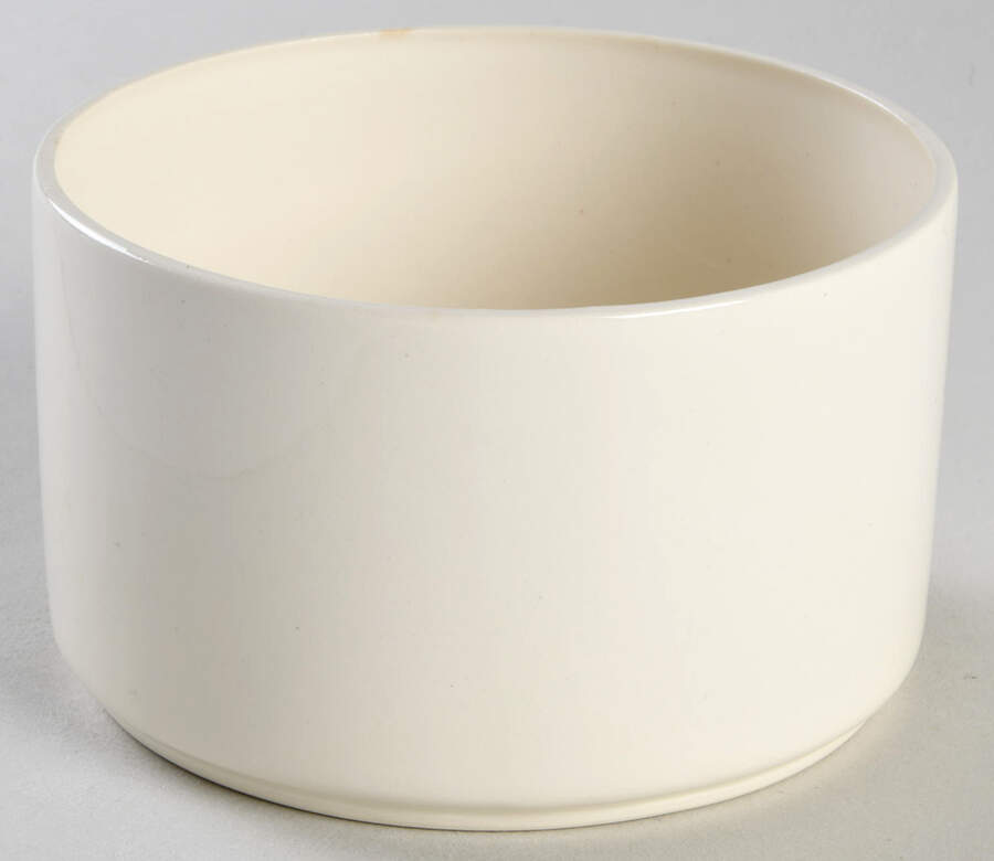 Creamware Pierced Butter Tub No Lid by Hartley Greens-1