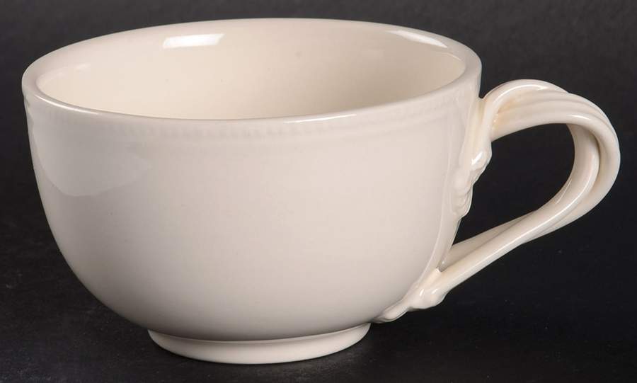 Creamware Pierced Flat Cup by Hartley Greens-1