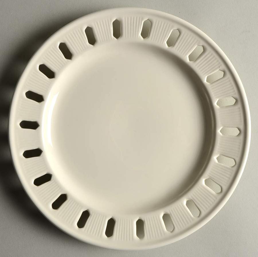 Creamware Pierced Salad Plate by Hartley Greens-1