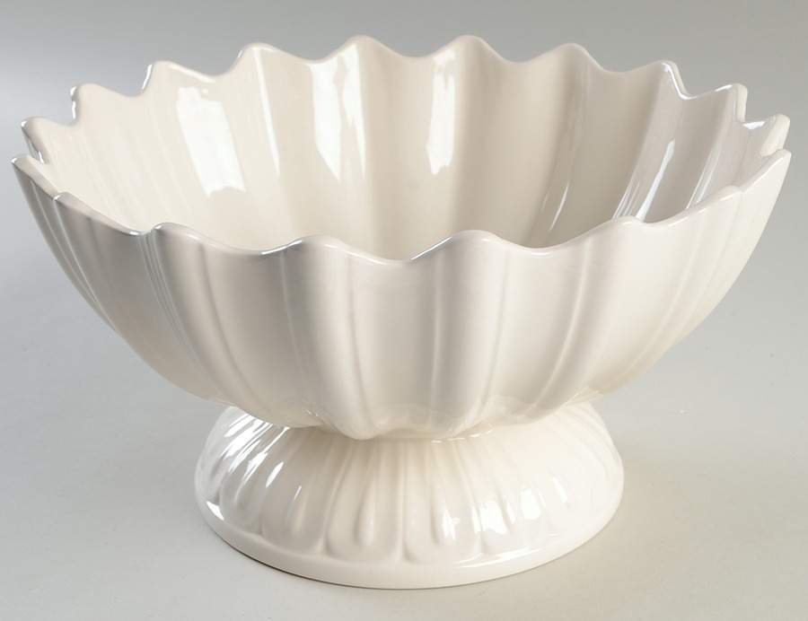 Creamware Pierced Large Fruit Bowl by Hartley Greens-1
