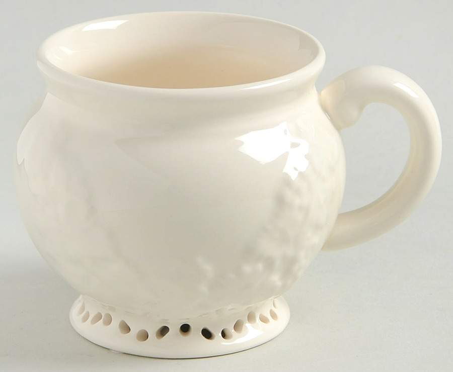 Creamware Pierced Punch Cup by Hartley Greens-1
