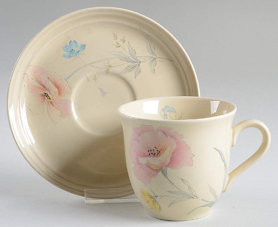 Ambrosia Flat Cup & Saucer Set by Home Beautiful-1