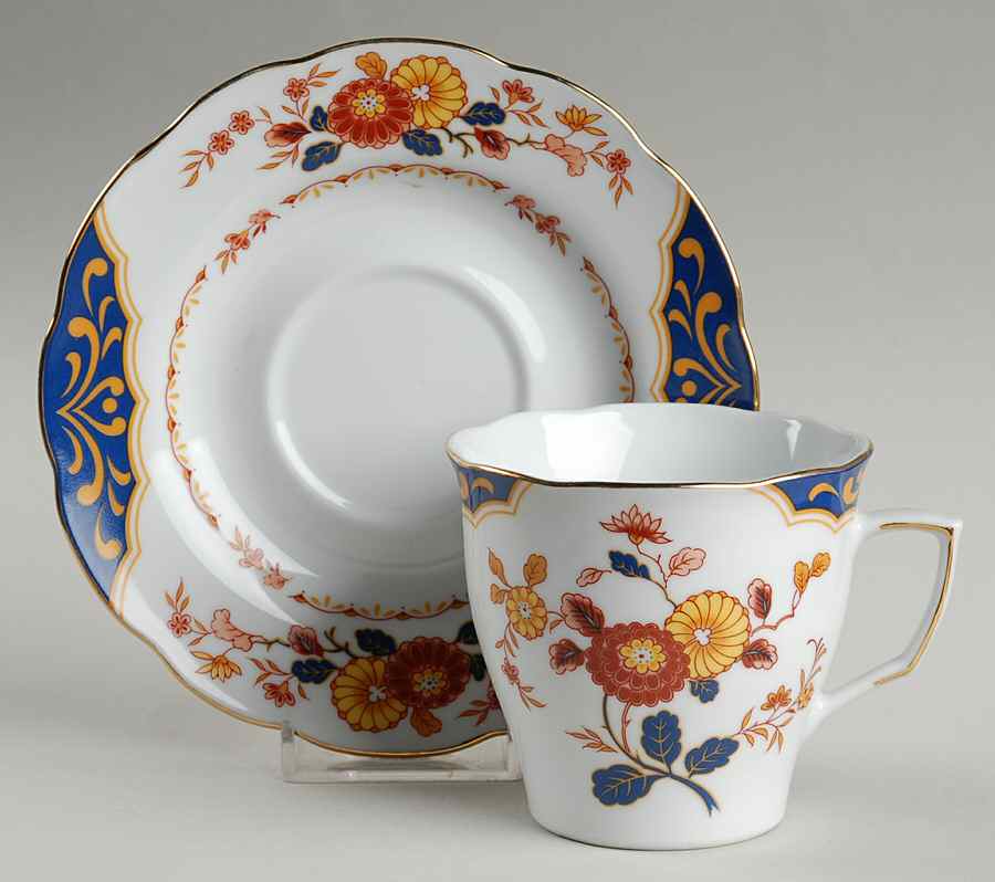 Canton Fair Flat Cup & Saucer Set by Home Beautiful-1
