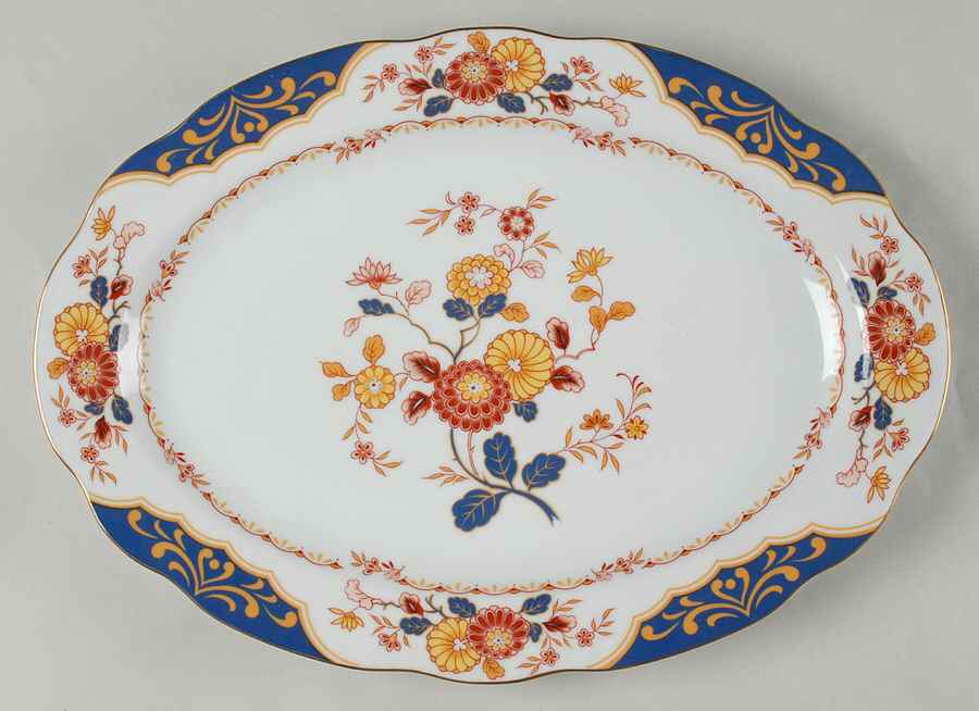 Canton Fair 13" Oval Serving Platter by Home Beautiful-1