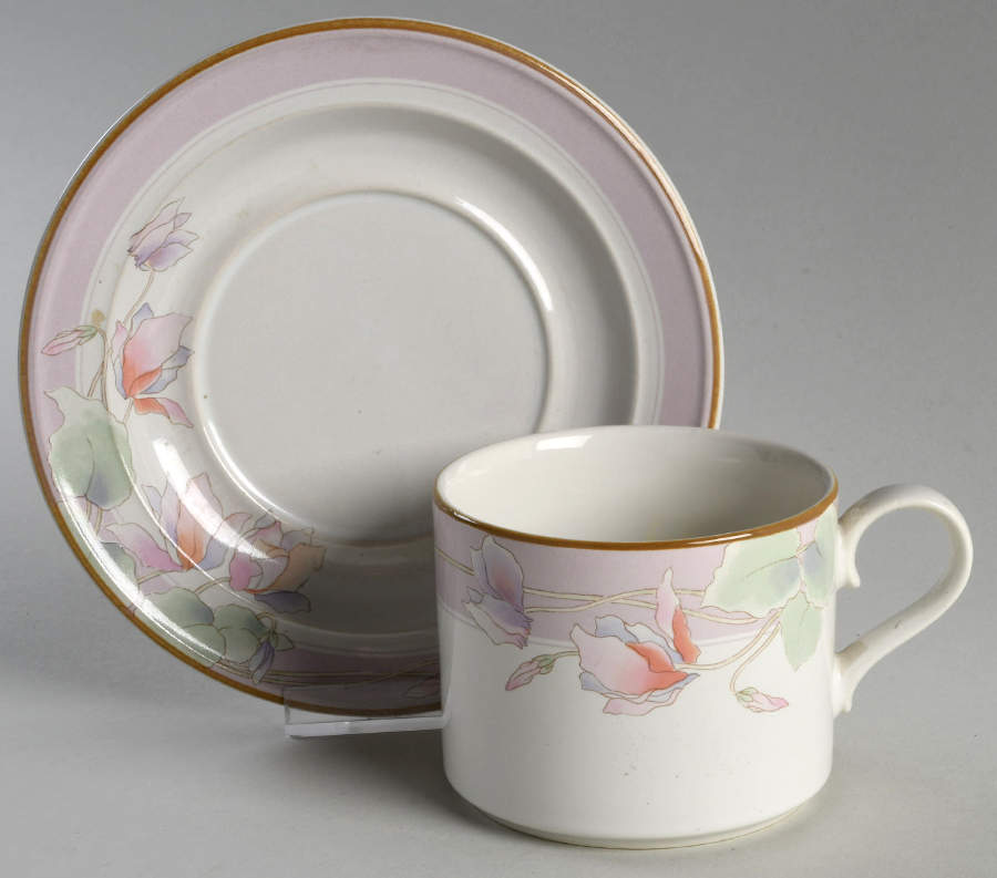 May Morning Flat Cup & Saucer Set by Home Beautiful-1