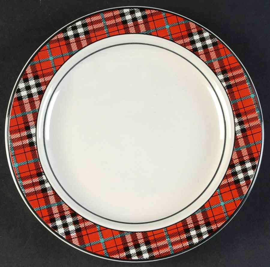 Royal Stewart Red Salad Plate by Home Beautiful-1