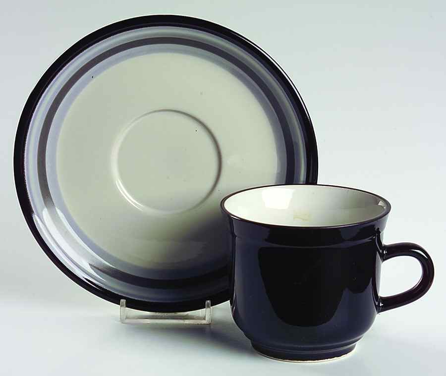 Sultry Night Flat Cup & Saucer Set by Home Beautiful-1
