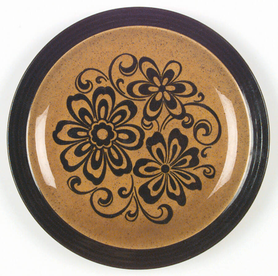 Gold Glade Dinner Plate by Homer Laughlin -1