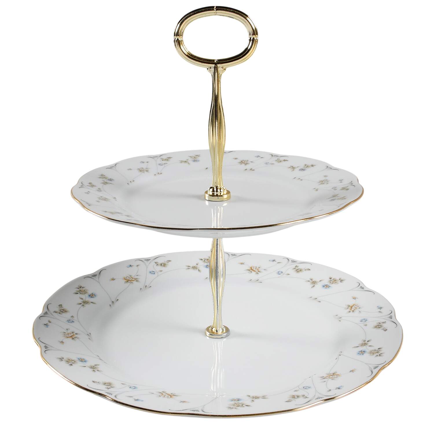 Briarwood 6 5/8"-10"  2 Tiered Serving Tray (Dp, Sp) HC by Home Beautiful-1