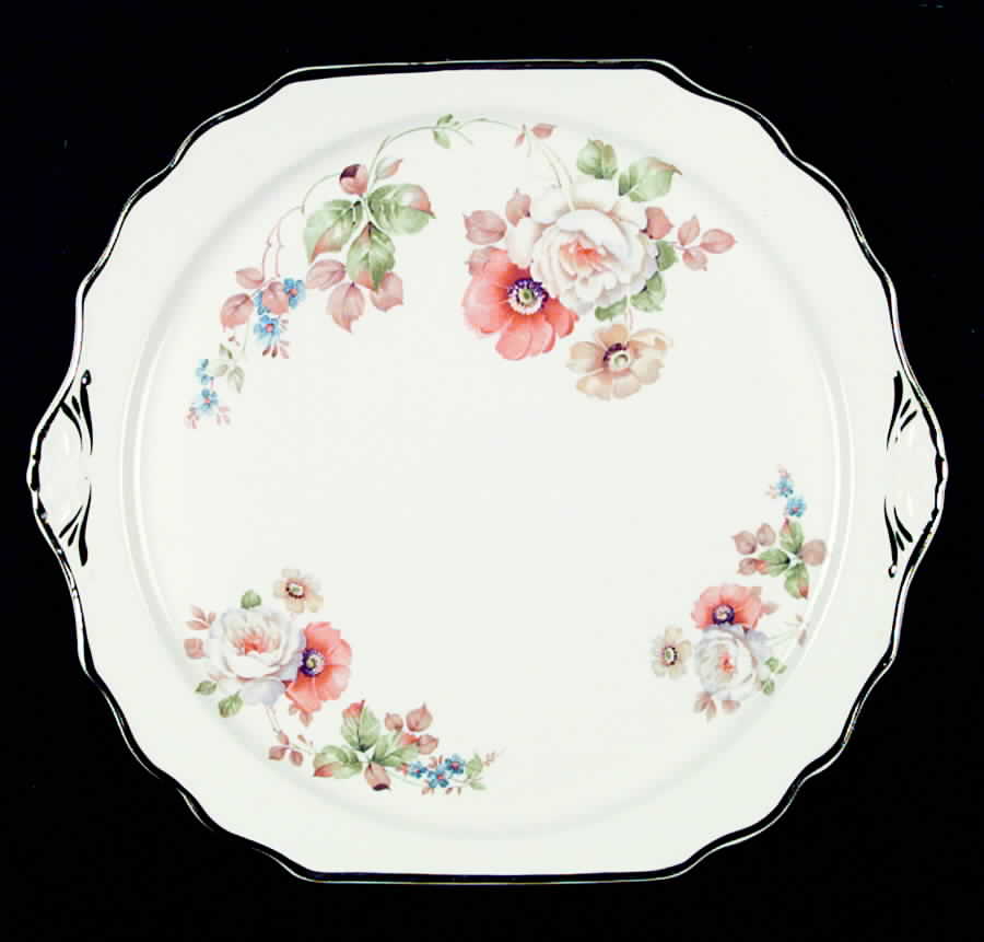 HAR44 Handled Cake Plate by Harker-1