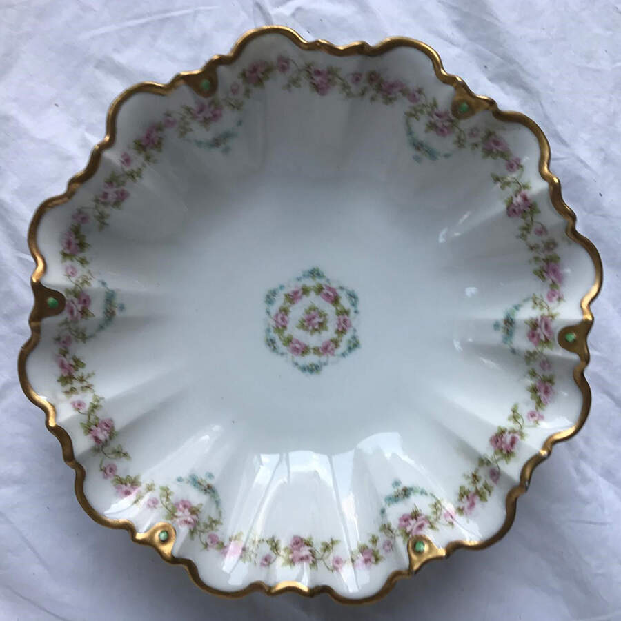 Schleiger 877A 8" Round Vegetable Bowl by Haviland-1