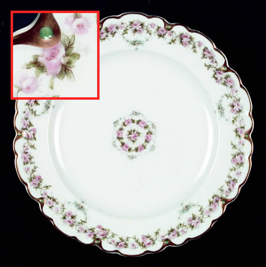 Schleiger 877A Dinner Plate by Haviland-1