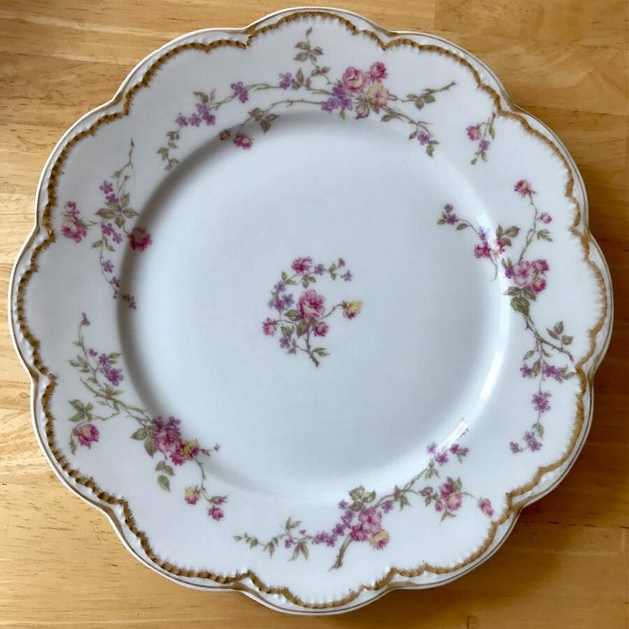 Schleiger 462a Luncheon Plate by Haviland-1