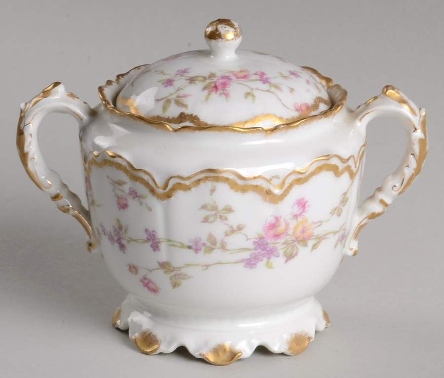 Schleiger 462a Sugar Bowl & Lid by Haviland-1