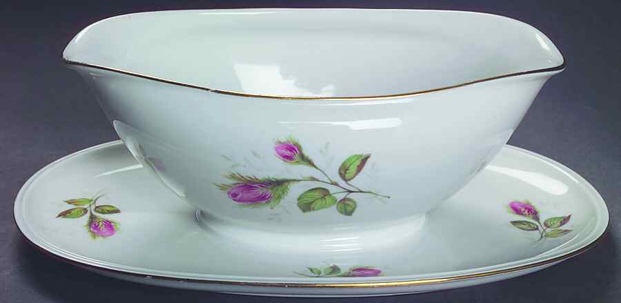 2001 Gravy Boat with Attached Underplate by Hutschenreuther-1