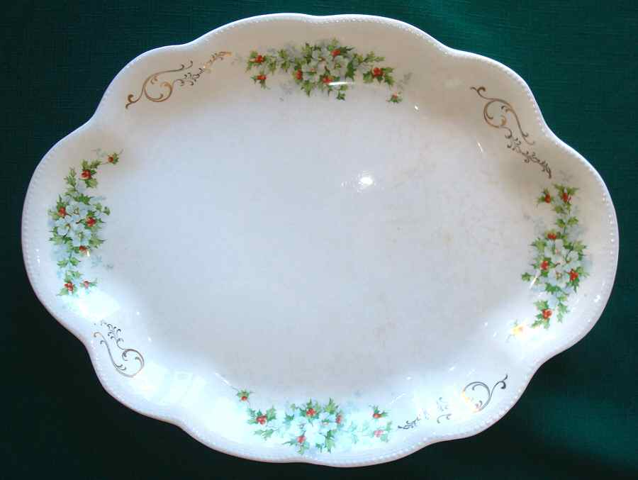 AX63 13" Oval Serving Platter by Homer Laughlin -1