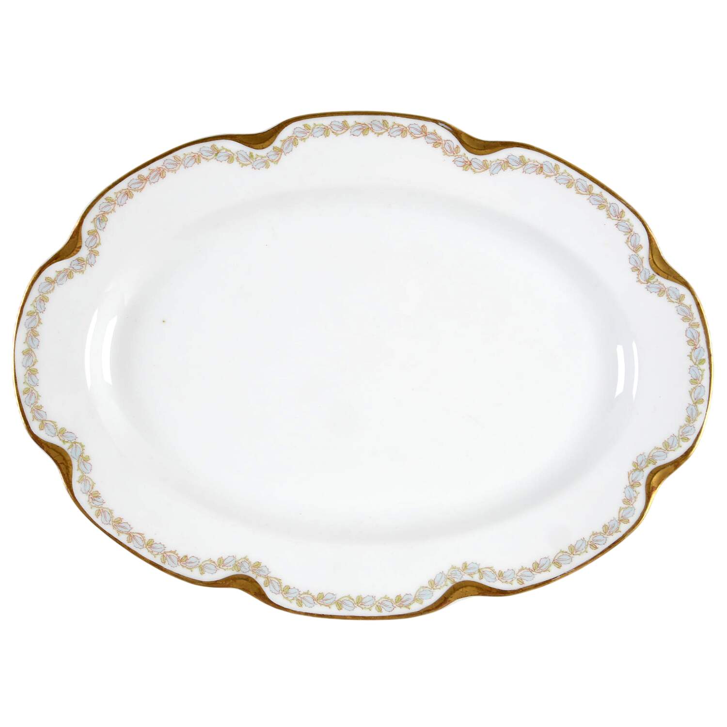 Schleiger 988 11" Oval Serving Platter by Haviland-1