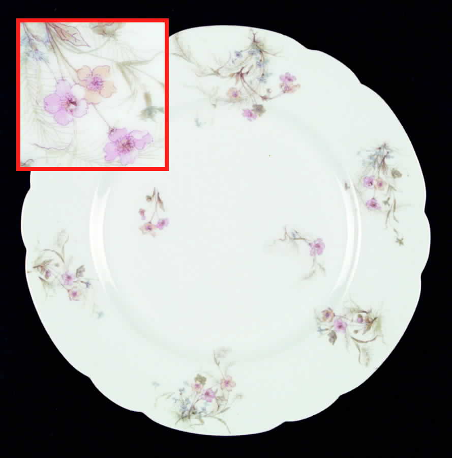 Schleiger 343b Dinner Plate by Haviland-1