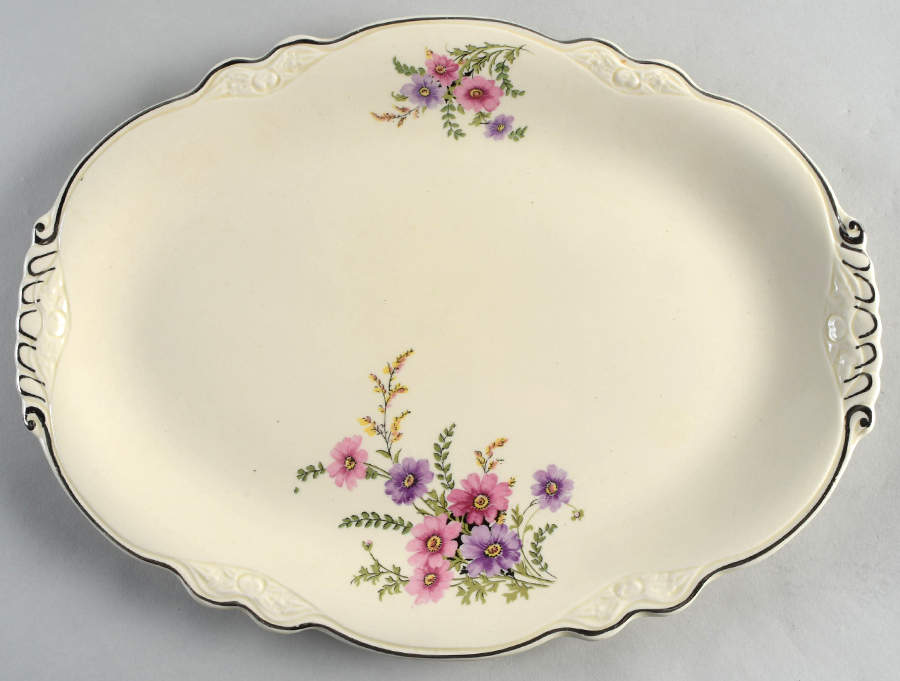 VR175 13" Oval Serving Platter by Homer Laughlin -1
