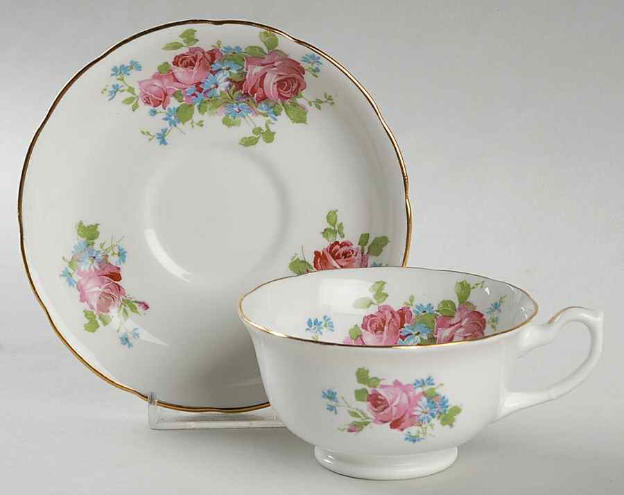 HAM37 Footed Cup & Saucer Set by Hammersley-1
