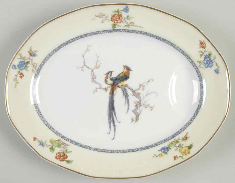 Schleiger 1227-1 11" Oval Serving Platter by Haviland-1
