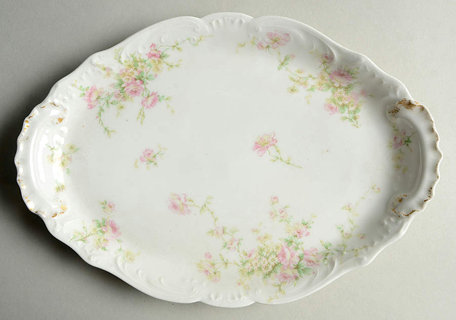 Schleiger 840f 11" Oval Serving Platter by Haviland-1