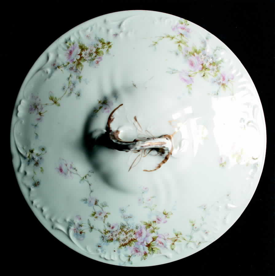 Schleiger 840f Lid for Round Vegetable by Haviland-1