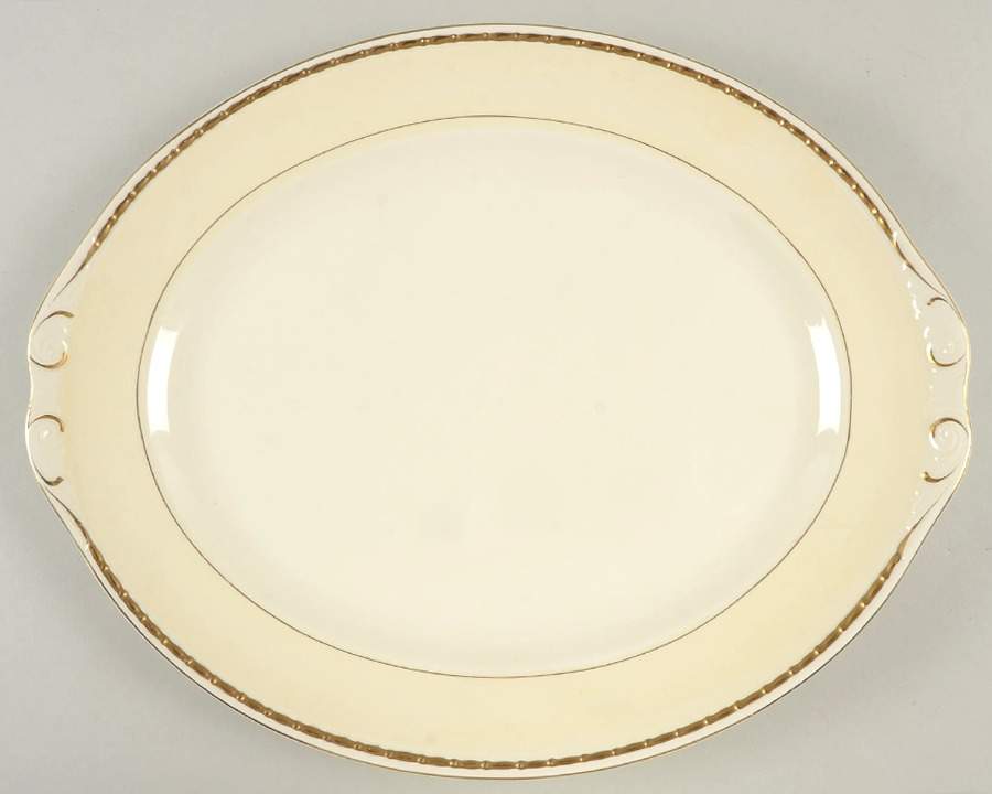 G3486 15" Oval Serving Platter by Homer Laughlin -1