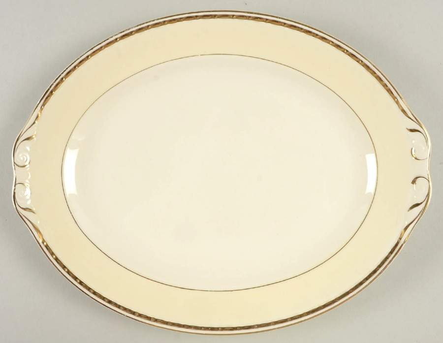G3486 11" Oval Serving Platter by Homer Laughlin -1