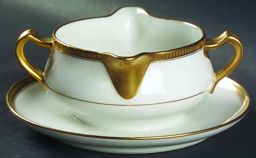 30783 Gravy Boat with Attached Underplate by Haviland-1