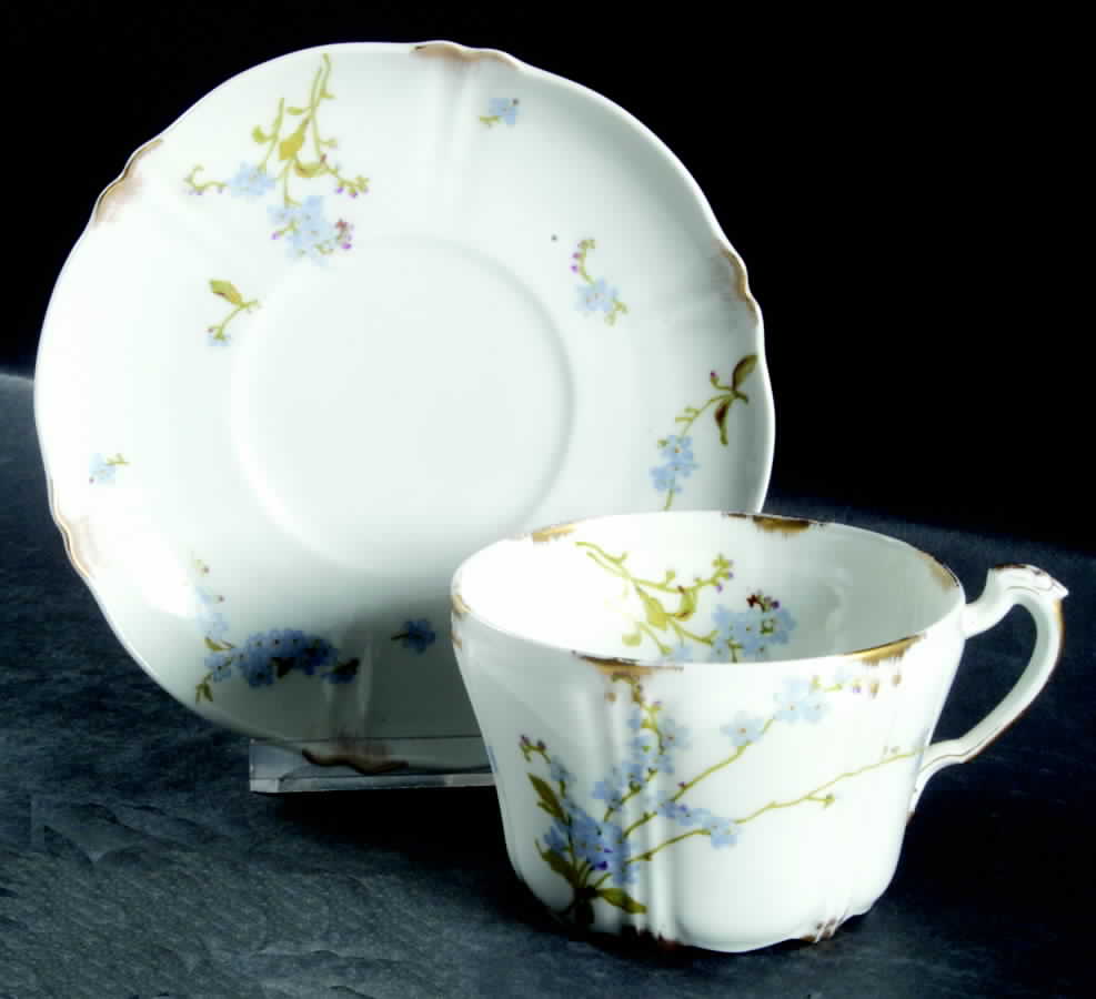 H2832 Oversized Cup & Saucer Set by Haviland-1