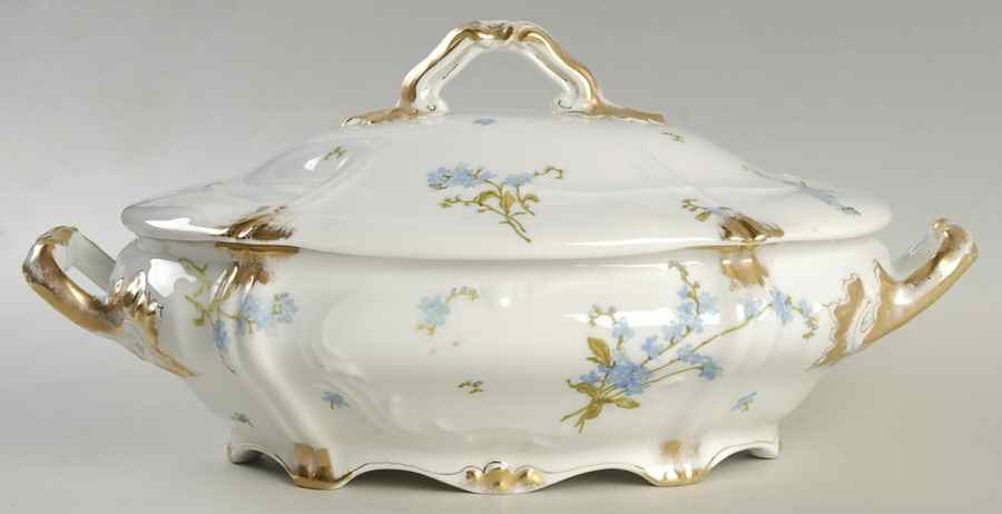 H2832 Oval Covered Vegetable by Haviland-1