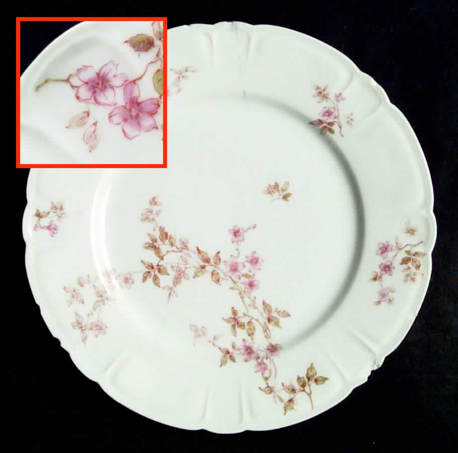 Schleiger 464f Dinner Plate by Haviland-1