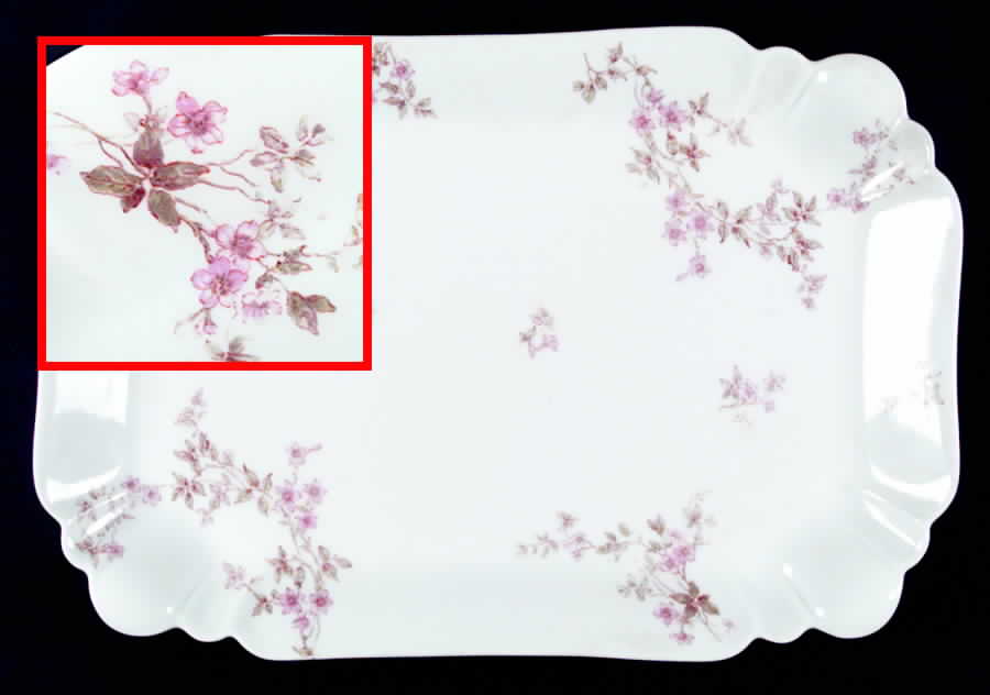 Schleiger 464f 12" Rectangular Serving Platter by Haviland-1