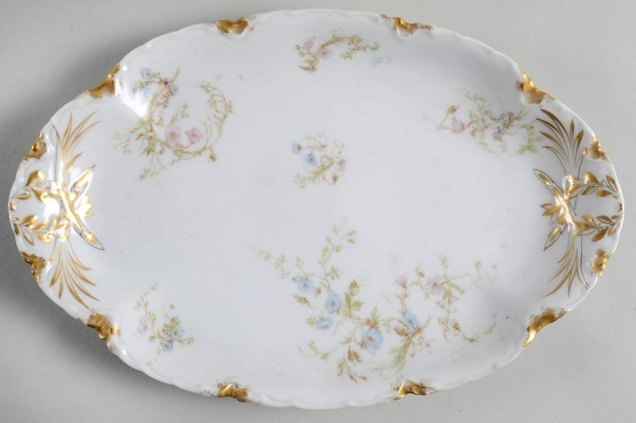 Schleiger 71-7 11" Oval Serving Platter by Haviland-1