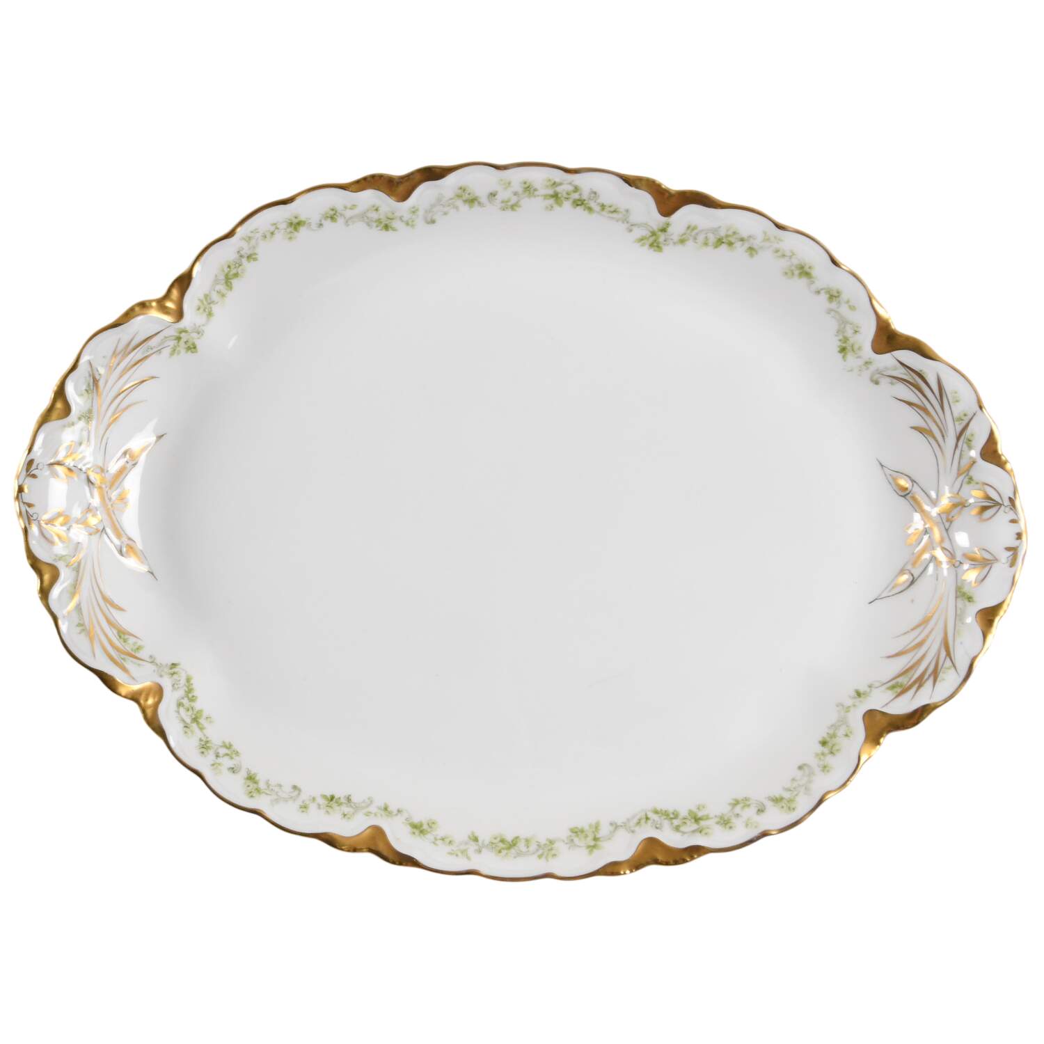 Schleiger 975a 13" Oval Serving Platter by Haviland-1