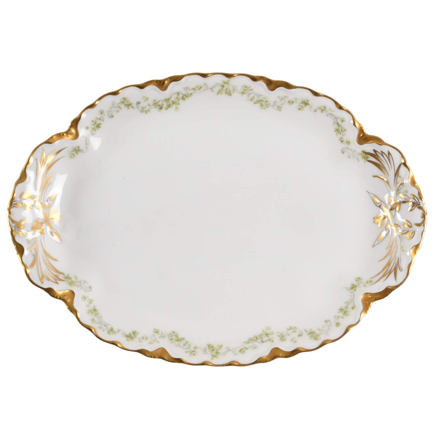 Schleiger 975a 11" Oval Serving Platter by Haviland-1