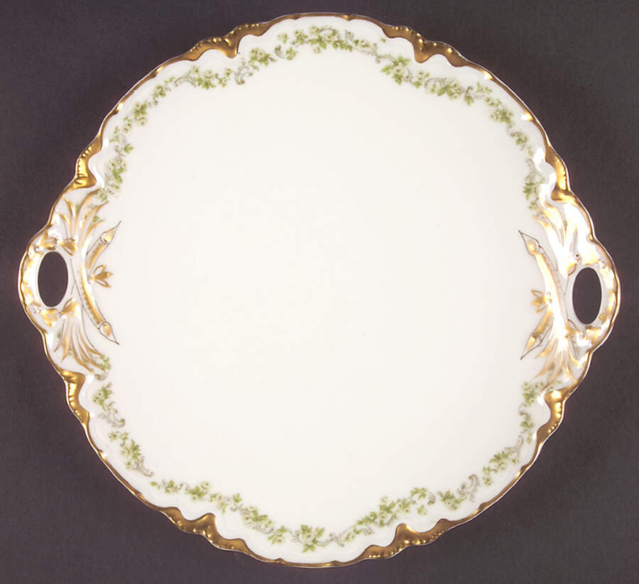Schleiger 975a Handled Cake Plate by Haviland-1