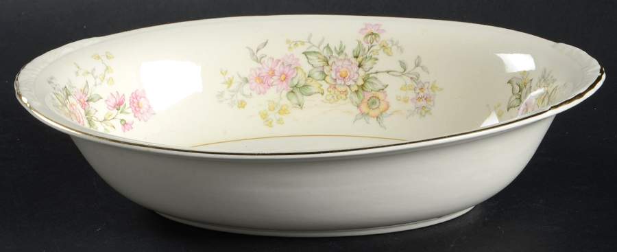 N1785 9" Oval Vegetable Bowl by Homer Laughlin -1
