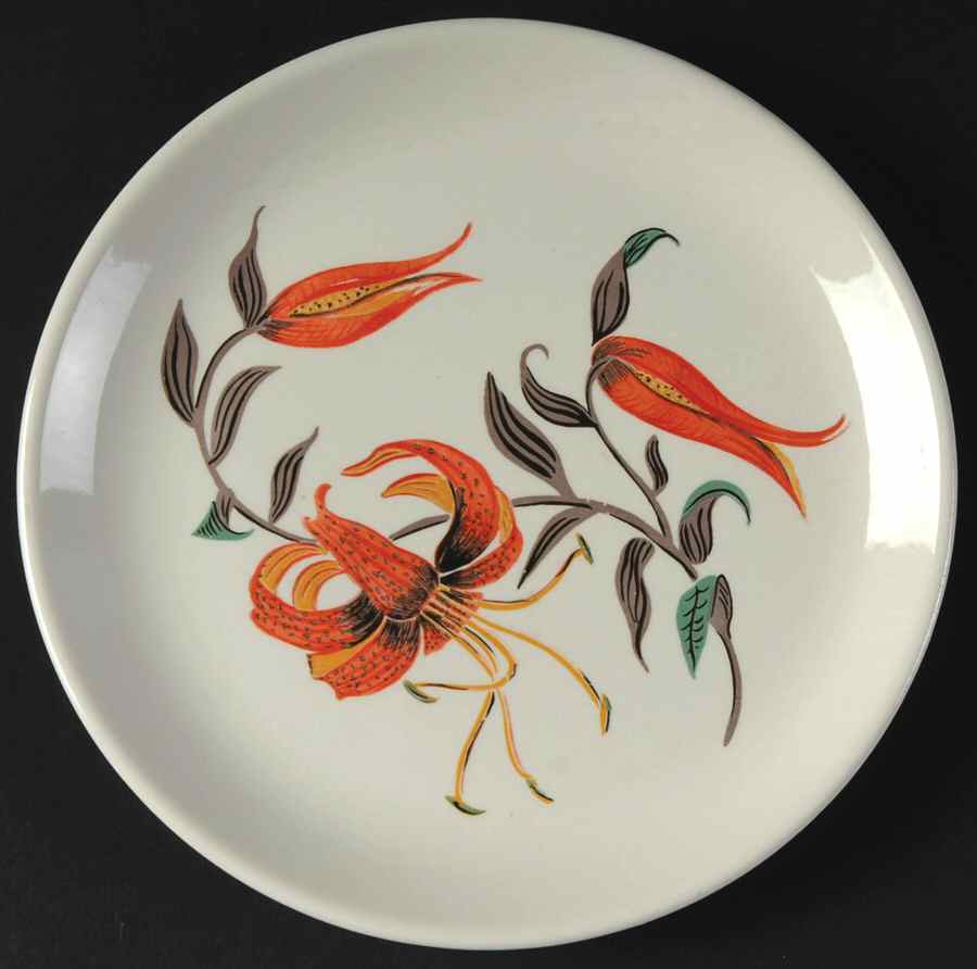 Tiger Lily Bread & Butter Plate by Harmony House China-1