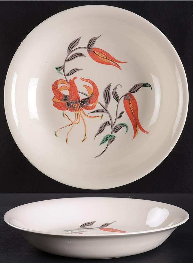 Tiger Lily Coupe Soup Bowl by Harmony House China-1