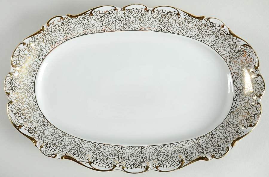 HDR2 14" Oval Serving Platter by House Dresden-1