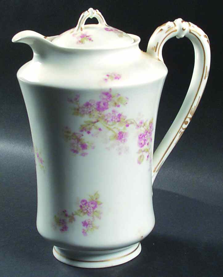 H592 Chocolate Pot & Lid by Haviland-1
