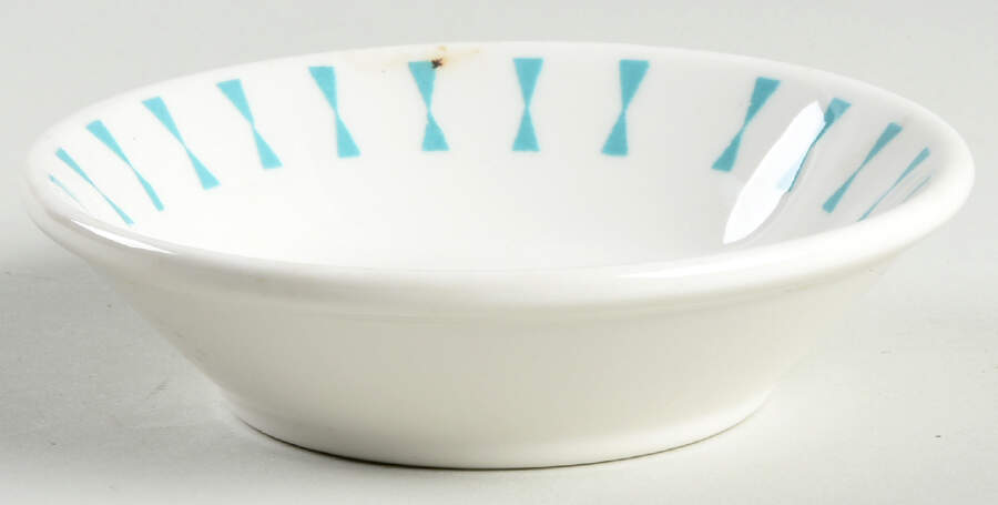 Festival Turquoise Fruit/Dessert (Sauce) Bowl by Homer Laughlin -1