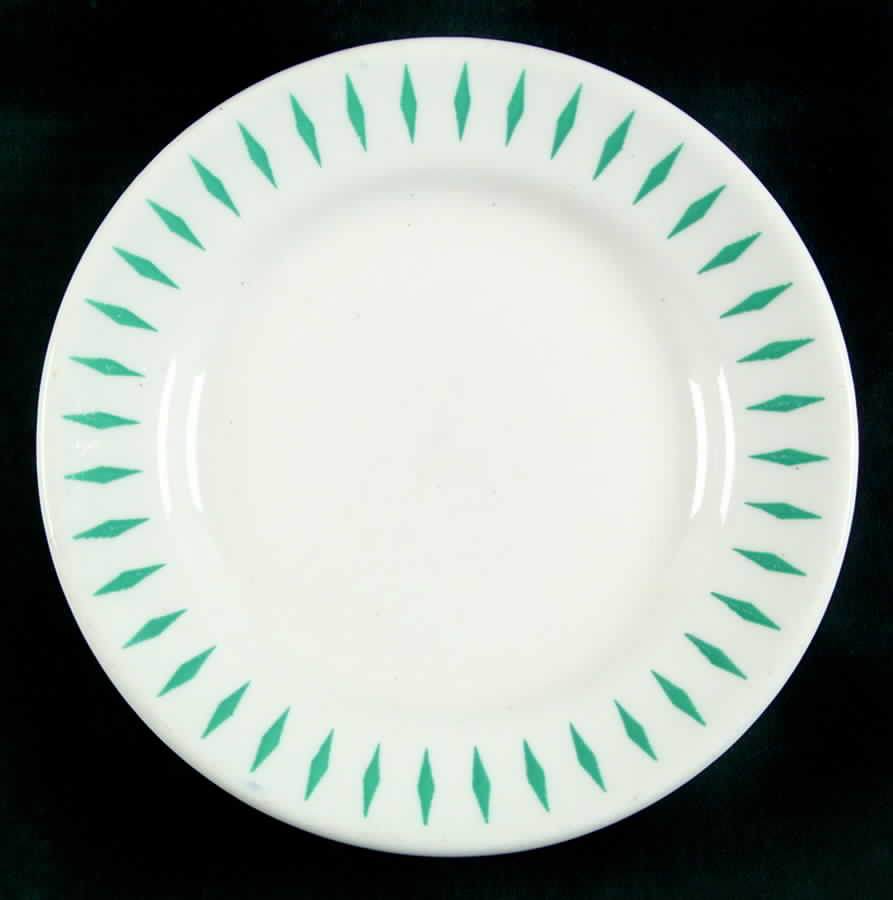 Festival Turquoise Bread & Butter Plate by Homer Laughlin -1