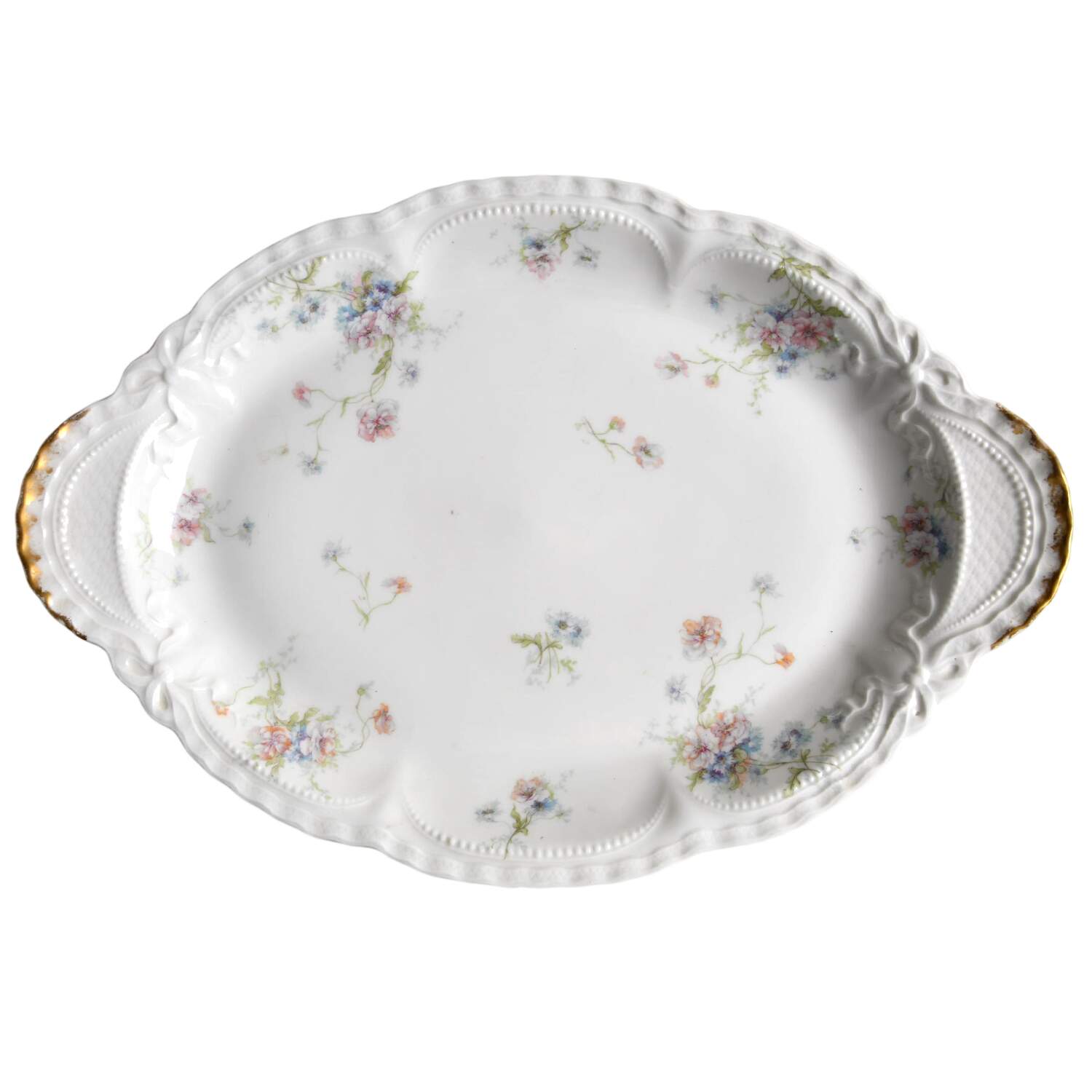 Schleiger 156c 16" Oval Serving Platter by Haviland-1